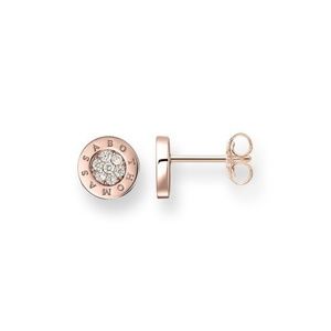 Thomas Sabo SS Rose Gold EAR STUDS CLASSIC PAVE